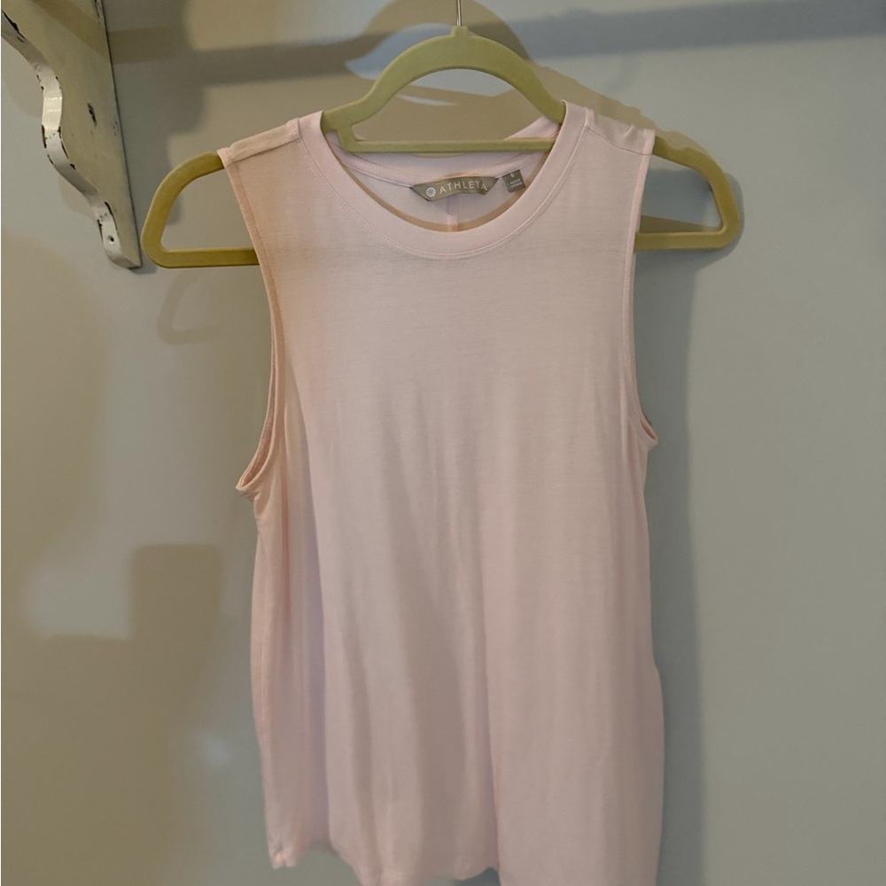 Athleta Women's Light Pink Muscle Tee